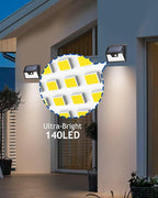 Sleek Solar Yard Lights 10-Pack, Motion Sensor LED