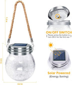 Globe Solar Hanging Lanterns 2-Pack, Classic Backyard Decor