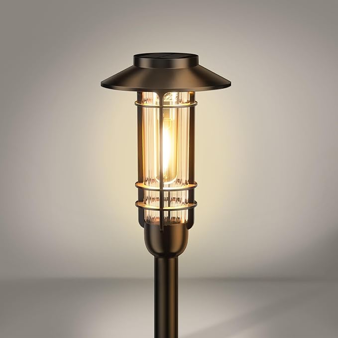 4-Pack Solar Landscape Lights for Walkway
