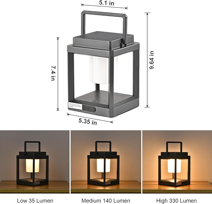 Garden Solar Lanterns, Waterproof LED Garden Lights