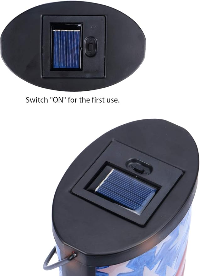 Decorative Garden Solar Lanterns for Patio, Waterproof LED