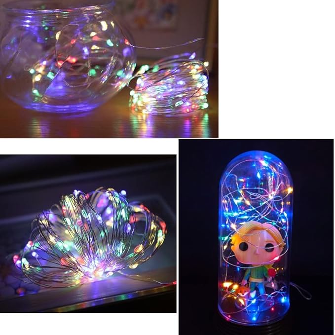 12-Pack Outdoor String Lights, 7ft Waterproof LED