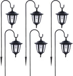 Warm White Solar Pathway Lights 6-Pack, Walkway LED