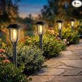 8-Pack Solar Pathway Lights, Waterproof LED Driveway Lights