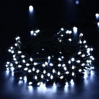 200 LED Christmas Twinkle Lights, 72ft Waterproof for Yard