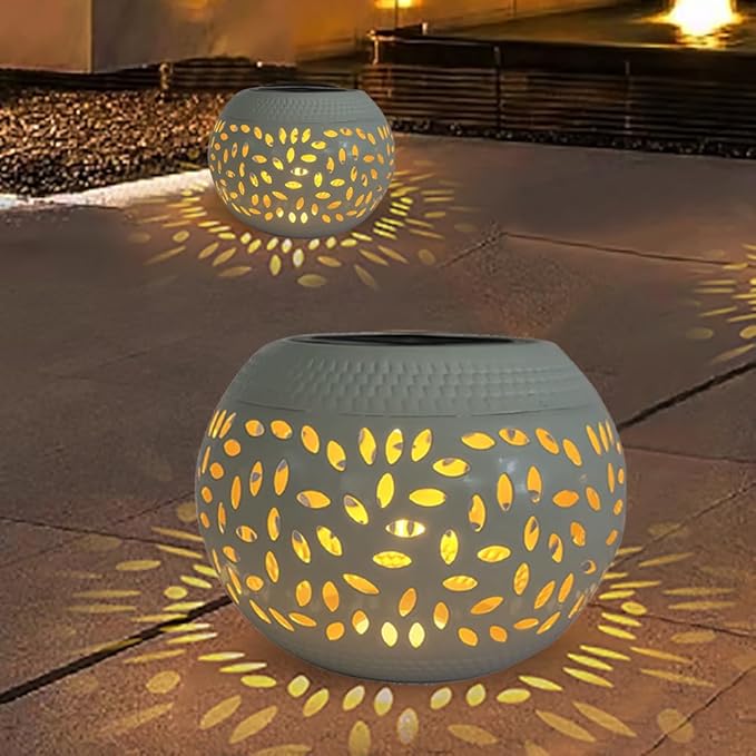 Backyard Solar Lanterns, Waterproof LED Patio Lights