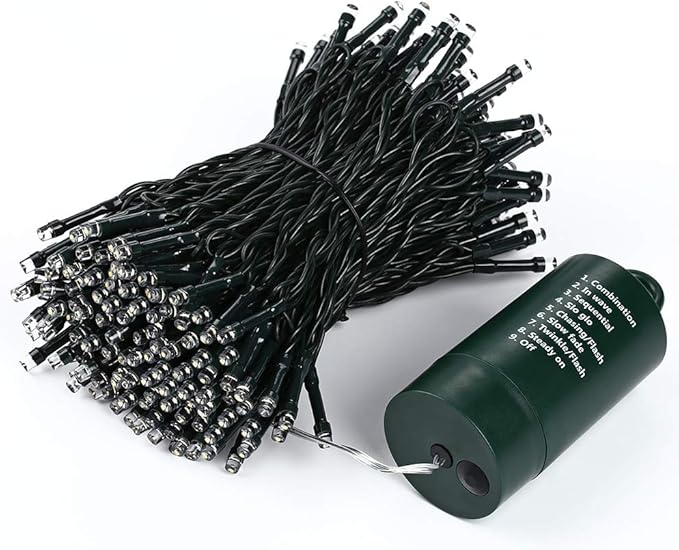 Christmas String Lights, 72ft 200 LED Waterproof Twinkle Lights