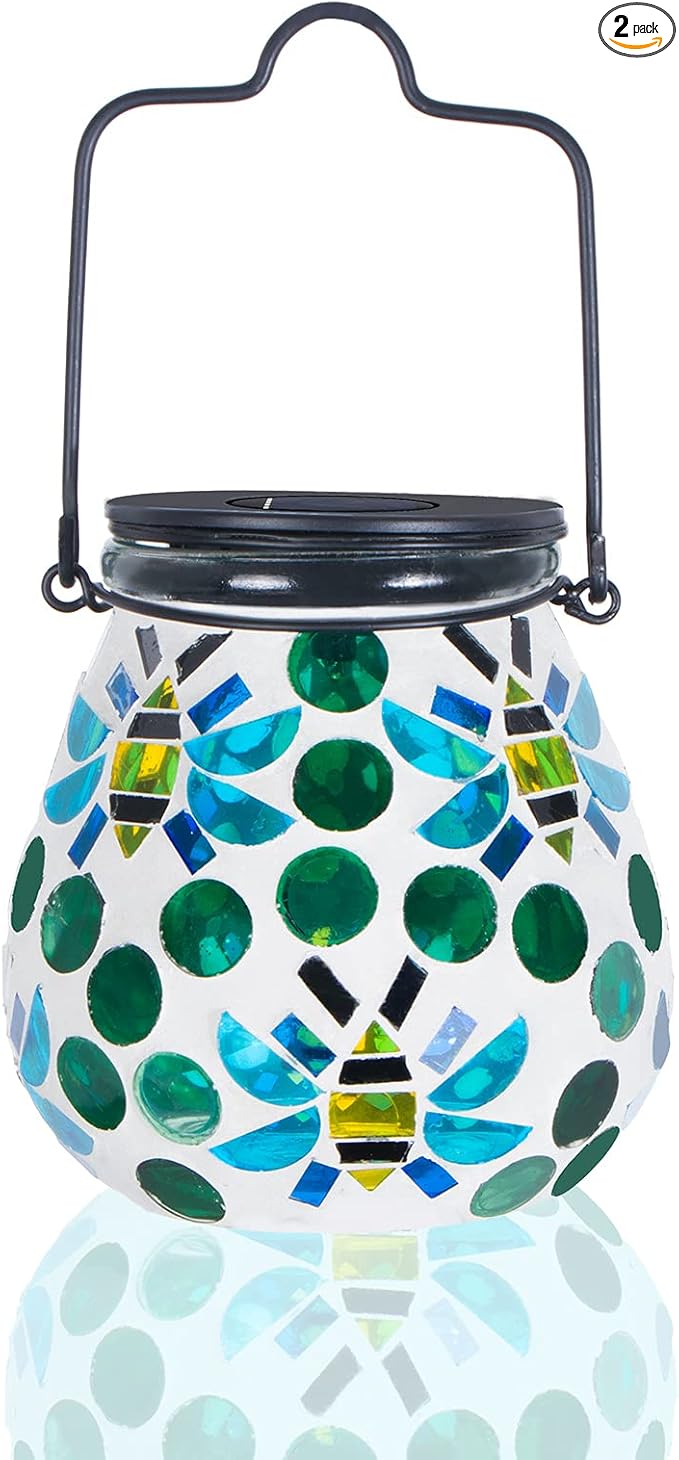 Bee Solar Lantern Set, Charming Porch Lighting