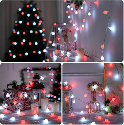Christmas Yard String Lights, 100 LED Waterproof