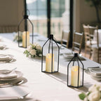 Hanging Solar Hanging Lanterns, Metal Backyard Decor