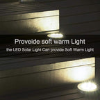 4-Pack Warm White In-Ground Solar Lights, Flat LED Walkway
