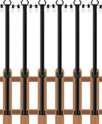 6-Pack Metal String Light Poles, 5ft Patio Stands