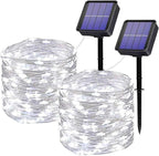 2-Pack Christmas String Lights, 39ft 100 LED Waterproof Twinkle Lights