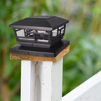 Solar Post Cap Lights, Warm White Waterproof