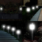 Solar Walkway Path Lights 6-Pack, Waterproof