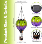 Backyard Solar Outdoor Lanterns, Rustic Waterproof LED