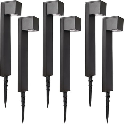 Dynaming Solar Pathway Lights Outdoor, 6 Pack Solar Garden Lights, Landscape Path Lighting, Waterproof & Auto On/Off for Patio Yard Lawn Walkway Driveway Decor