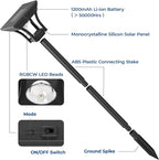 Cold White Solar Pathway Lights 8-Pack, Driveway LED