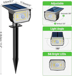 Solar RGB Color-Changing Landscape Spotlights 10-Pack, LED