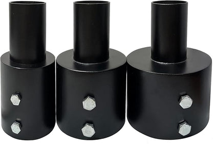 Tenon Slip Fitter Light Pole Adapter for 3 inch Round Pole, 2 3/8" Round Tenon Adapter for Mounting Bracket for Outdoor Shoebox Lighting Street Light Parking Lot Light