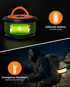 Outdoor String Lights, 8ft RGB Waterproof LED
