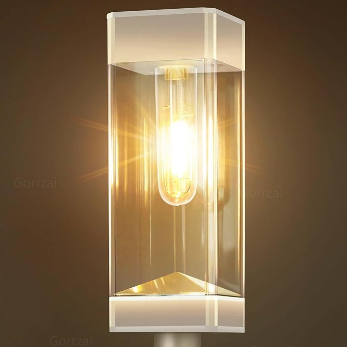 White Solar Pathway Lights 8-Pack, Driveway LED