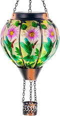Decorative Hummingbird Solar Lanterns for Patio, Waterproof LED