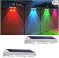 Solar Step Lights 2-Pack, Waterproof Patio LED