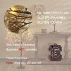 Christmas Twinkle Lights, 6ft Waterproof for Patio