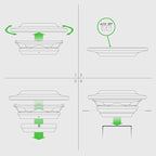 Solar Post Cap Lights, White Waterproof