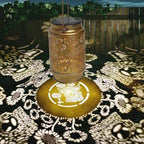 Garden Solar Hanging Lanterns, Metal Porch Decor