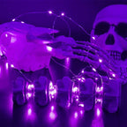 Battery Halloween Lights, 16.4ft Purple Waterproof