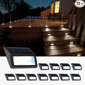 Solar Step Lights 12-Pack, Waterproof Stair