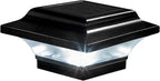 Black Solar Fence Post Caps, Yard LED