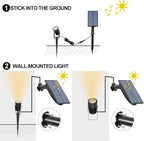 Solar Landscape Spotlights, LED