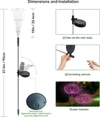 Solar Walkway Path Lights 2-Pack, Waterproof