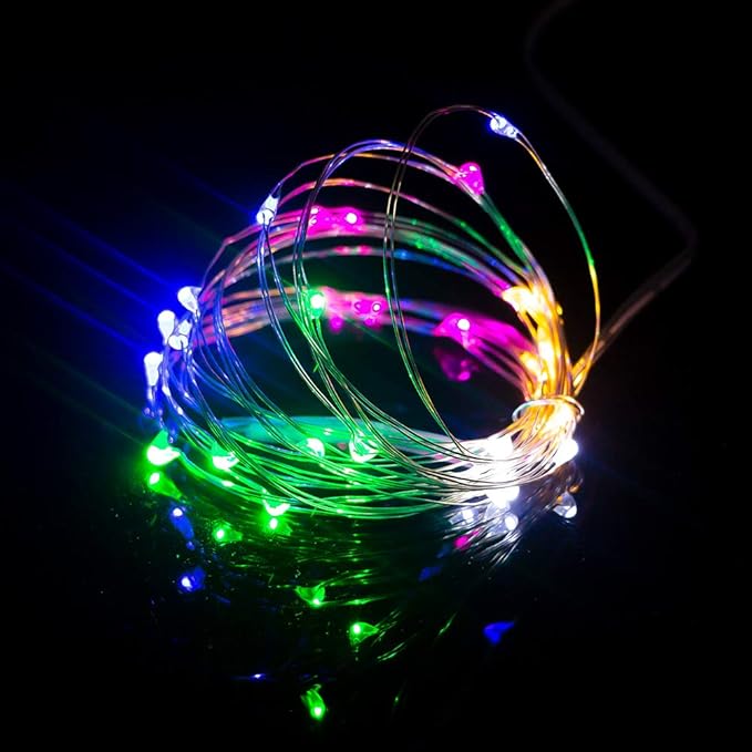 Christmas Fairy Lights, 8ft Battery Twinkle Lights