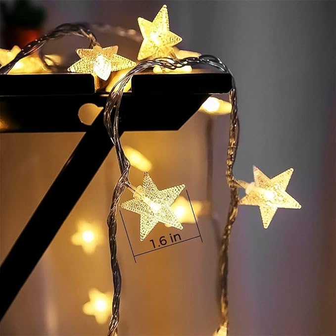 33ft Warm White Outdoor Edison String Lights, Weatherproof