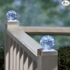 2-Pack Solar Post Cap Lights for Patio, LED