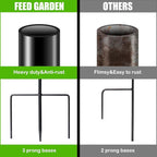 4-Pack 32" Shepherd's Hooks, Heavy-Duty Garden Stakes
