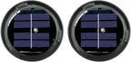 Globe Solar Lantern Set 2-Pack, Rustic Outdoor Lighting