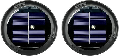 AAA 600Mah(2pack) Cracked Globe Glass Solar Lights Bottom Replacement for Solar Outdoor Lights Waterproof