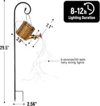 Solar Metal Garden Light, Waterproof Yard Decor