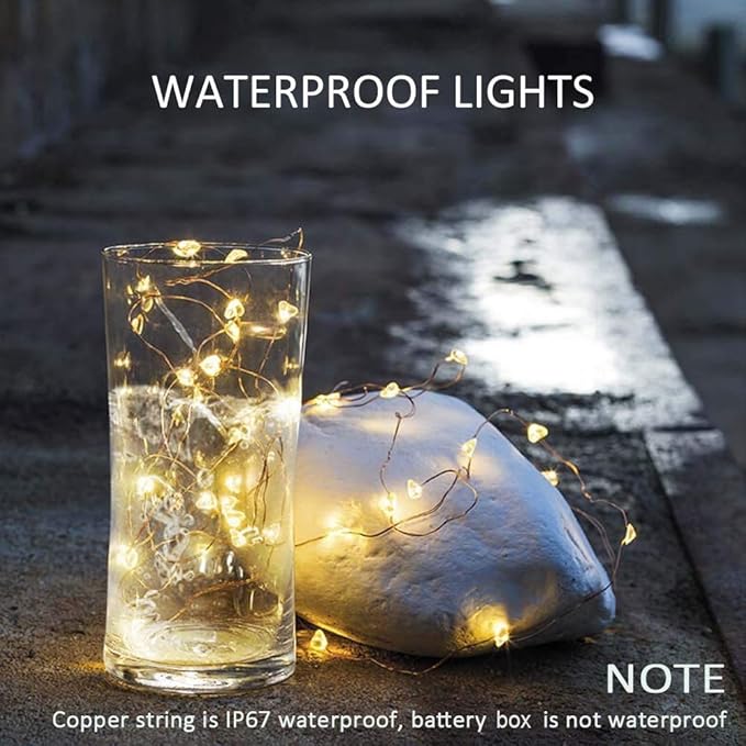 3ft Warm White Outdoor Edison String Lights, Weatherproof