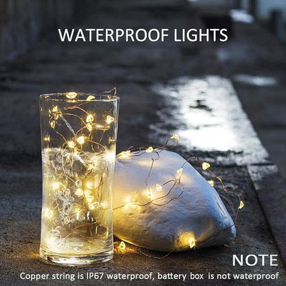 3ft Warm White Outdoor Edison String Lights, Weatherproof