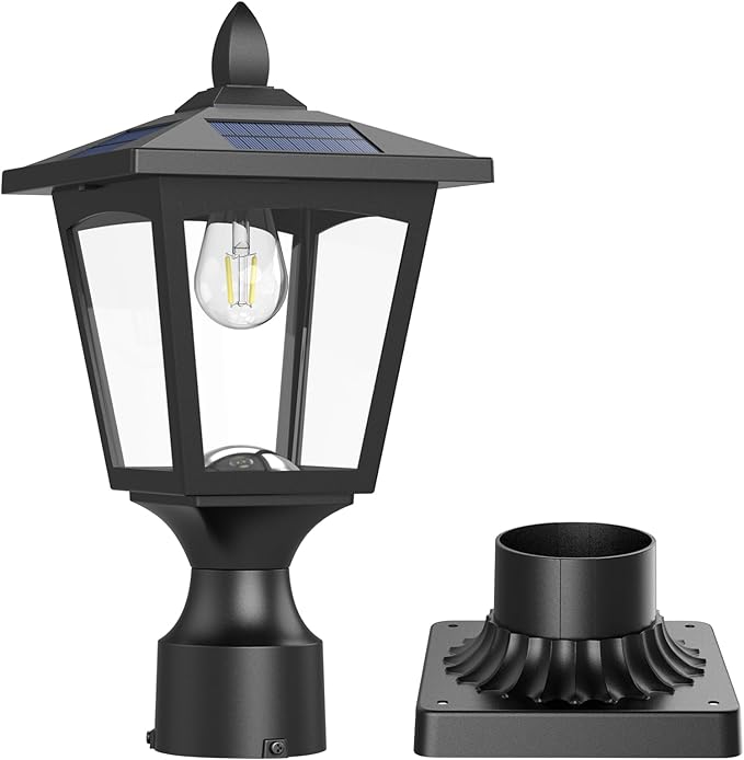 Solar Post Cap Lights, Waterproof LED