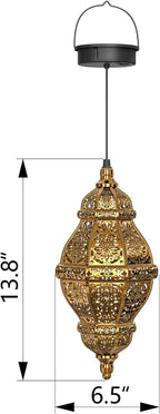 Moroccan Solar Pendant Light 2-Pack, Outdoor