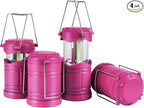 Solar Hanging Lanterns 4-Pack, Yard Hanging LED Decor