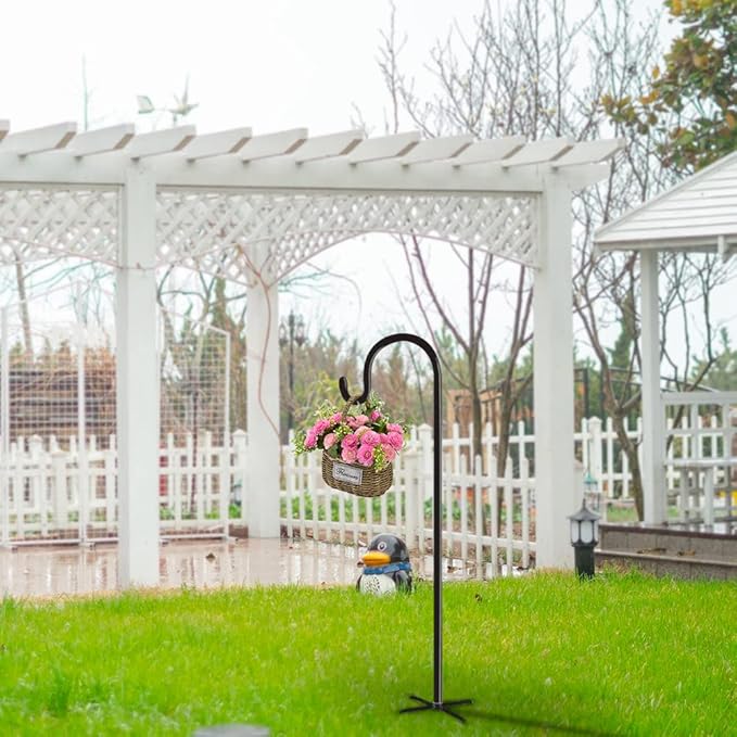 Heavy-Duty Shepherd's Hooks, 36" Garden