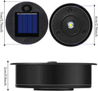 Solar Garden Lanterns 4-Pack, Porch Hanging LED Decor